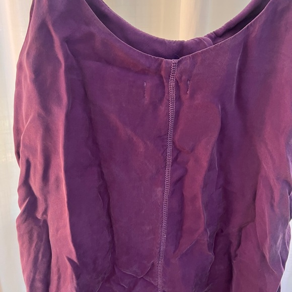 Purple knee length dress - Picture 6 of 7